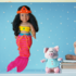 18" Doll clothes pattern, Mermaid set