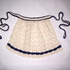 Baby- Dirndl- Schürze Muschelmuster