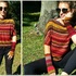 Strickanleitung für Pullover und Handstulpen | *COLOR STRIPES* - SPARSET 2 in 1