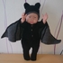 Puppen Outfit Halloween Fledermaus Puppengröße: ca 40 cm