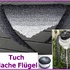 Tuch "Flache Flügel" mit 1 Bobbel Woolly Hugs-COTTON oder MOHAIR häkeln