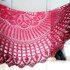 crochet pattern half circle shawl "Julia"