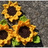 - SUNFLOWER - Blume häkeln, in 3 Varianten, Blätter und Variationsmöglichkeiten, das ganze Jahr geeignet