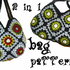 E-Book * 2in1 - 2 TascheN ~ 1 MuSteR * Häkelanleitung, pdf-Datei, Blümchen Häkeltasche, Granny Square, Umhängetasche,