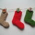 Strickanleitung Adventskalender Stiefelchen- schnell und einfach gestrickt 7 cm groß und 7 cm breit