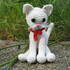 Pattern White cat amigurumi