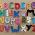 Crochet pattern for alphabetic characters, letters from A to Z