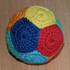 Häkelanleitung Ball aus Granny Squares