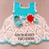 Full detailed baby dress crochet pattern