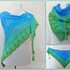 Crochet pattern shawl / wrap Blue Lagoon