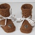 Strickanleitung Baby-Stiefelchen, Booties, Babyschuhe, Sohlenlänge 10 cm