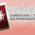 Bastelanleitung für eine Schneeflocke aus Papier