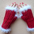 Christmas fingerless gloves