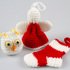 Amigurumi Doll Christmas Crochet Pattern Knitted Doll DIY