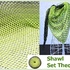 Shawl Set Theory crochet with Woolly Hugs Bobbel-Cotton - Veronika Hug