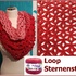 Loop "STERNENSTAUB" gehäkelt mit 1 Woolly Hugs BOBBEL-COTTON