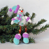 Amigurumi Pattern for Crochet Happy Snowman. Crochet toy with Beaded legs.