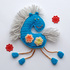 Crochet Pattern for Winter horse souvenir and applique. Amigurumi pony pattern.