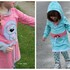 Hoodie Tunika Kleid Zoe Gr. 74 - 164 Schnittmuster E-Book