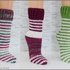 EasySoks4 gehäkelte Ringelsocken / Nikolaussocken