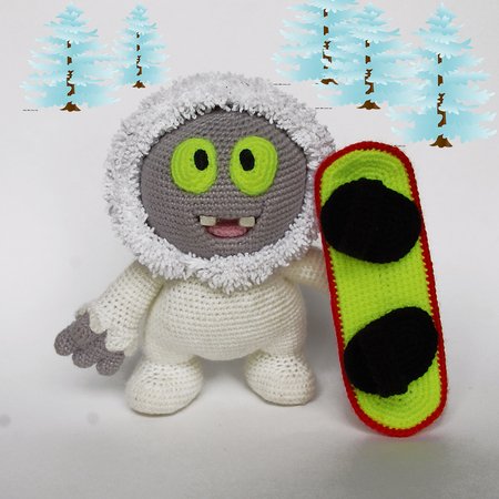 Mini Yeti amigurumi Crochet