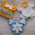 Christmas Bell, Angel and Snowflake Mickey