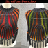 Streifen Poncho