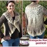 Kreisjacke MANDALA - aus BOBBEL-MOHAIR von Woolly Hugs gestrickt