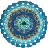 Blaues Mandala