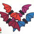 163 Crochet Pattern - Bat Halloween bookmark or decor - Amigurumi PDF file by Zabelina CP