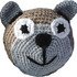 Crochet pattern for the Small cuddly bear cushion