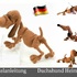 134DE Häkelanleitung Dachshund Heinrich - Amigurumi PDF Chirkova CP