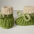 Strickanleitung Babyschuhe, Booties im Patentmuster, Sohlenlänge 9 cm