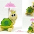 Turtle with umbrella -- Crochet Pattern by Haekelkeks®