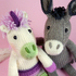 Unicorn + Donkey knitting pattern