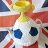 Football and World Cup Trophy Tea Cosy