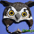 Owl Animalhat Crochet Pattern in 4 sizes