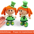 183DE Häkelanleitung Puppe im Leprechaun Kleid - Amigurumi PDF Stelmakhova CP