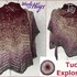 Tuch "Explosion" häkeln mit 1 BOBBEL-COTTON XTRA von Woolly Hugs