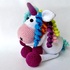 Unicorn Mathilde (music box) - crochet pattern