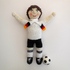 Strickanleitung Fussballspieler - Maskottchen - WM