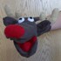 Rentier Handpuppe