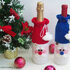 152 Knitting Pattern - Santa bottle covers for wine and champagne - Amigurumi PDF file by Zabelina