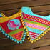 Baby Bib - Neckerchief - Knitting pattern - Bandana