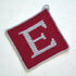 Letter "E" Potholder Crochet Pattern - for beginners