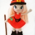 Crochet pattern of Annie, the little witch PDF english-deutsch-dutch doll XL