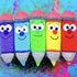 Funny Colored Pencils - Crochet Pattern