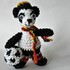 Häkelanleitung: Schlüsselanhänger, Taschenbaumler Fußball-Panda Pauli