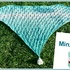 Tuch "Minze-Blätter" mit 200 g SKY von Woolly Hugs gestrickt.