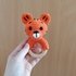 Crochet Pattern Tiger Rattle, crochet Babyrattle